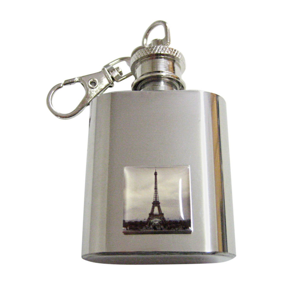 French Iconic Eiffel Tower Keychain Flask - image 1